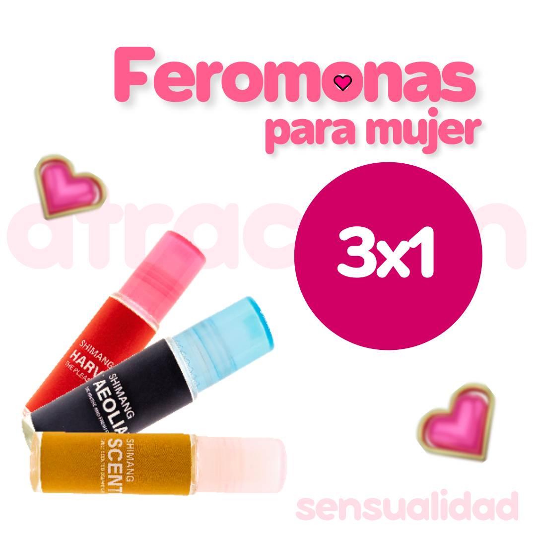 Miniatura 3 de Feromonas en Roll on mujer kit 3x1 CAJA